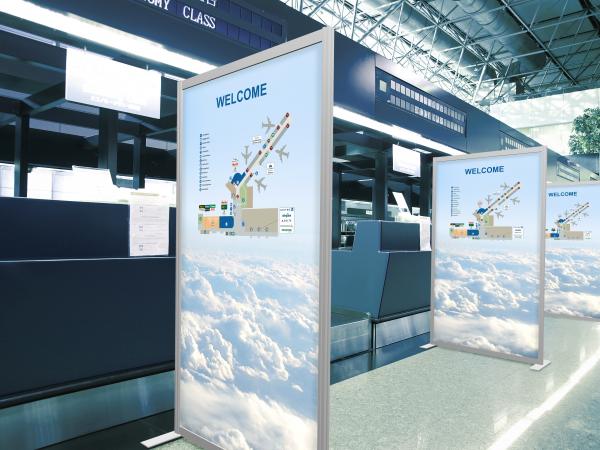 Safety Divider w/ Optional Printed Graphic